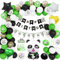 Geburtstag Junge Mädchen, YYDSXK Panda Geburtstagsdeko mit Panda Folienballon, Panda Luftballons, Panda Kuchen Topper, Panda Thematische Geburtstag für Jungen Mädchen Geburtstag Party Babyparty