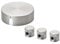 ORION LIGHTSTYLE Verteilerset mit Verteilerdose inkl. 3 Pins Deckenpin Baldachin Deckendose Rosette Abzweigdose Abdeckung Nickel Matt