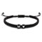 EVEMATE Armband mit Buchstabe und Herz für Freunde und Paare - Initiale A-Z Name - Geflochtenes Freundschaftsarmband für Frauen, Männer und Kinder (M)