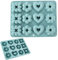 PHOGARY 2 Piezas Molde de Silicona, Moldes Silicona para Hornear Pasteles Galletas Bagels Muffin Brownie Pudín, Recubrimiento Antiadherente Molde(4 formas)
