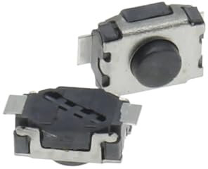 SMD 2 broches 3X4MM Tactile bouton-poussoir interrupteur momentané 3 * 4 * 2 MM Micro bouton(50PCS)