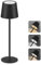 CNMTCCO Lampada da tavolo senza fili, ricaricabile con batteria da 5200 mAh, regolabile in altezza, 3 temperature di colore, dimmerabile, portatile, impermeabile, per sala da pranzo, camera da letto