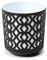 KONZEPT Pot de fleurs de 25 cm de diamètre, grand pot en plastique, pour plantes d'intérieur, idéal pour le salon, la cuisine et le balcon