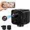 CYI Mini WLAN Kamera, Mini-Kamera Live übertragung Handy 4K, Kleine Kamara für Wohnung 15 Std, Mini Videokamera mit Nachtsicht, PIR und 120° Weitwinkel Geeignet für Büros, Wohnungen, Lagerhallen etc.