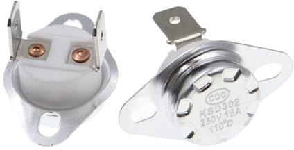 Normalmente aperto KSD302 16A 250V 40-180 gradi Ceramica KSD301 Normalmente chiuso Interruttore di temperatura Termostato 45 55 60 65 70 75 80 85(Normally closed,85C)