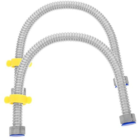 DIYEAH Edelstahlverbinder Gewellt Für Hochdrucktoilette Und Wasserhahn Flexibel Und Langlebig Für Warmwasserbereiter Und Abfluss