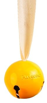 Purgano Montessori Spieltrapez Anhänger Hängeglöckchen, klarer Klang, Greifspielzeug aus Buchenholz & Baumwolle für Spielbogen, Babygym Zubehör