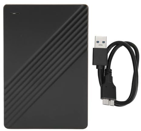 Disque dur externe USB 3.0 en alliage d'aluminium avec transmission haute vitesse, Plug and Play, prise en charge multi-OS, léger et portable