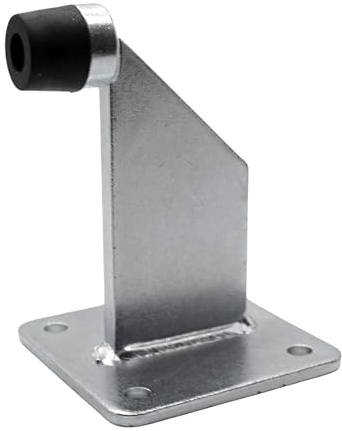 DOJA Barcelona Torstopper mit Gummipuffer - 100x100x142mm - Verzinkter Stahl, Einfache Montage für Zuverlässigen Türstopper Einsatz; Effizienter Schutz durch Türpuffer; Optimal als Bodenstopper