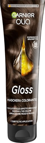 Garnier Olia Gloss Expensive Brunette | Belebt die Farbe, verleiht 72h Glanz Spiegeleffekt, einfache und schnelle Anwendung