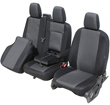 Z4L Sitzbezüge Hero Passgenau geeignet für Ford Transit ab 2014-1+2