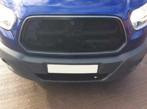 Zunsport Kompatibel mit Ford Transit MK8 - Oberer Grill - Schwarz (2013 -)
