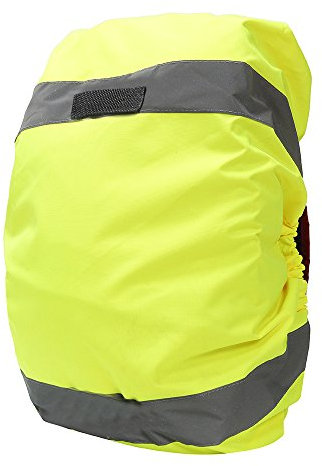 AYKRM Housse de Sac à Dos réfléchissante | Couverture Anti-Pluie Impérmeabile (20-40L, Jaune)