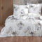 Buymax® Bettwäsche 200x220 100% Baumwolle 3-Teilig Bettbezug - Bettwäsche-Sets 200 x 220cm mit 2 mal Kissenbezüge 80x80cm, ÖKO-TEX Renforcé-Bettdeckenbezug Set mit Reißverschluss