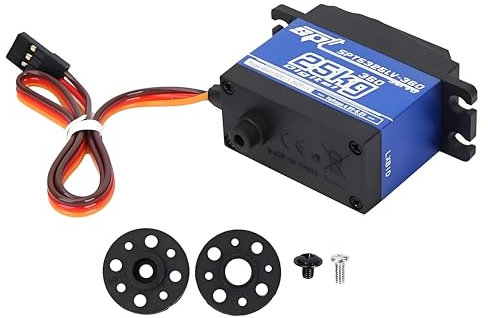 SPT5525LV-360 25KG RC Servo, 4,8V-6,0V Digital Servo 25KG Kontinuierliche Rotation Metall Mit Zubehör und Schrauben Set Digital Servo für RC Roboter/RC Auto