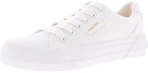 Rocket Dog Women's Cheery Sneaker, Canvas White, 5.5 UK
