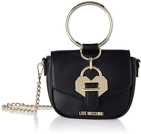 Love Moschino Damen BORSA A SPALLA Umhngetasche, Schwarz