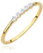 Damen Ring 585 14k Gold Gelbgold natürlicher echt Diamanten Brillanten