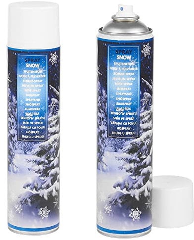 URBNLIVING 600ml Falsche Schnee Spray Künstlich Weihnachten Basteln Winter Festliche Spaß Dekoration