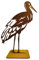 Terma Stahldesign Edelrost Storch/Fischreiher Figuren Handmade Germany, tolle gartendeko aus Rost-Metall, deko rostoptik, Rostfiguren Tiere, rostfiguren Garten, Rostdeko (Storch/Fischreiher)