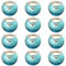 Luxshiny Duftkerze 12st Kugel Kerzenhalter Aus Glas Blauer Kerzenhalter Aus Farbigem Glas Dekorative Kerzenhalter Kerze Tasse Dekor Blaue Teelichtbecher Urlaub Partybedarf Runden