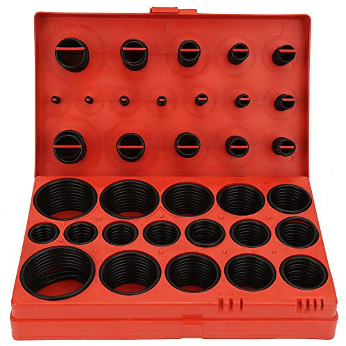 ANKROYU 419PCS Orings Kits, Schwarz 32 Größen O Ring Sortiment Set Dichtung dichtung, Universal O Ring Sortiment mit Box für Sanitär, Automobil, allgemeine Reparatur