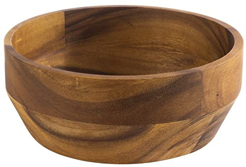 APS 794 ACACIA Bol en bois d'acacia pour collations, fruits, salade et co 21 x 8 cm