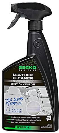 Gecko Leder & Jeans Transfer Entferner 750ml, Schwarz