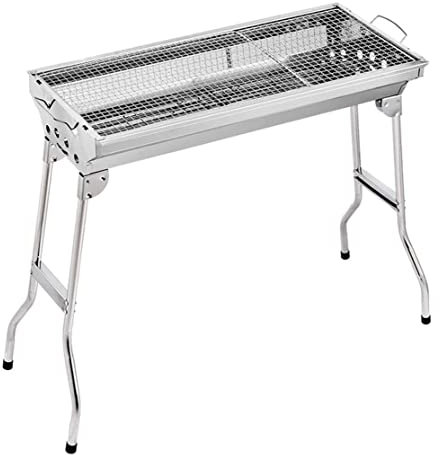 Holzkohlegrill Picknickgrill Kleiner Tragbarer Klappbarer Holzkohlegrill Aus Edelstahl Mit Rutschfesten Füßen Großer Holzkohlegrill Für Camping Im Freien Holzkohlegrills Holzkohle Grill