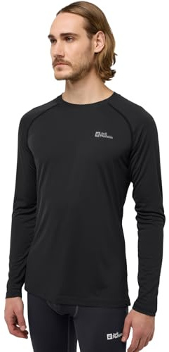 Jack Wolfskin Herren Infinite Light M Longsleeve, Schwarz, S EU