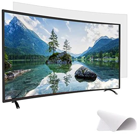 Blendfreier Displayschutz, lindert Ermüdung der Augen, hohe Lichtdurchlässigkeit, geeignet für 75-85 Zoll gebogene und flache Monitore (82 Zoll 1831 x 1049 mm)