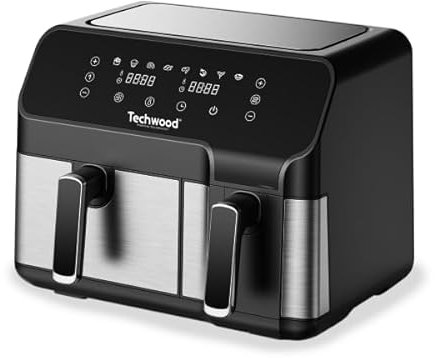 TECHWOOD Friteuse sans Huile Duo - 2700W, Noir
