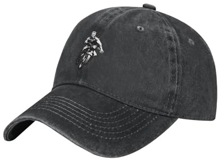 QUBEV Steve Cap McQueen Baseball Cap für Damen und Herren, modischste Baseballmütze, Vintage, verstellbare Basecap Kappe,Schwarz