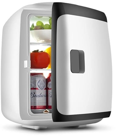 Mini Frigo 2 in 1, Frigoriferi Portatili for Auto da 13 Litri con Funzione di Raffreddamento e Riscaldamento 5 ° C-65 ° C Piccolo Congelatore 12 V CC/220 V CA for Frigo for Auto e Domestico, Frigorife