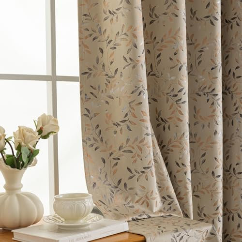 WONGS BEDDING Samtvorhang Beige Vorhang Blickdicht Samt Gardinen mit Ösen, Thermovorhang Vorhänge Verdunkelung 2 Stück 140 x 245 cm (BxH) für Wohnzimmer Schlafzimmer Deko