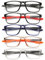 Hubeye 5 Pares Gafas de lectura deportiva para mujeres y hombres ultraligeras anteojos de lectura gafas anti luz azul 1.50