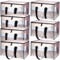 Yafe 7 Pack Large Transparent Clothes Storage Boxes with Lids, 91L Capacity for Moving House, Clothes, Bedding, Duvet, Toys