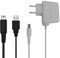 Xahpower Ladekabel Set für Nintendo 3DS, Ladegerät und USB Kabel Kompatibel mit Nintendo 3DS XL, 3DS, New 3DS, New 3DS XL, DSi, DSi XL, 2DS, New 2DS XL, New 2DS, 2DS XL