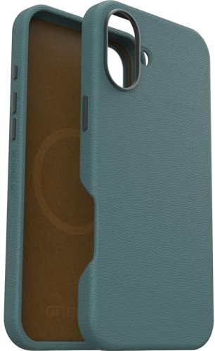 OtterBox Symmetry Series Cactus Leather MagSafe Case for iPhone 16 Plus, Shockproof, Drop proof, Protective Thin Case, 3x Tested to Military Standard, Green