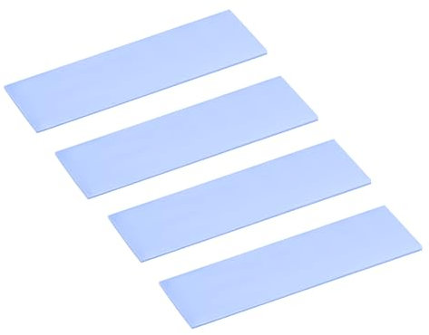 sourcing map 4 Pack M.2 Thermal Pad 70x22x1mm for Pc M.2 2280 Nvme SSD Heatsink Cooler