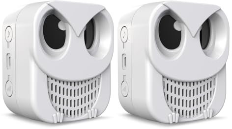 HTZSAFE Rechargeable Dual-Direction Motion Sensor & Detector, 35 Optional Chimes&Voices, Differentiate Come & Go with Different Sounds, Ideal for Household & Business,2 Sensor