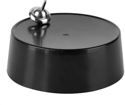Tragbarer Kreisel, Metall-ABS-Kreisel, Externe Kraft Läuft mit Batterie, Kreisel mit Sockel für -Heimdekoration