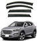 Windabweiser Regenabweiser für Hyundai Tucson 2015-2020 Luft und Regenabweiser, Windabweiser Luftabweiser Regenabweiser Seitenfensterabweiser