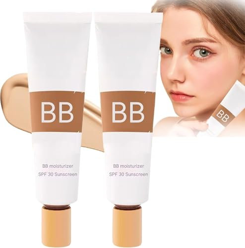 BB Blur Getönte Feuchtigkeitscreme LSF 30, BB Cream Getönte Feuchtigkeitscreme, spendet sofort Feuchtigkeit und glättet die Haut, volle Abdeckung, ölfrei und leicht, matte Feuchtigkeitscreme mit