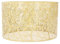 COMTERVI Lampenschirm, Modern, Gold, 25 cm Durchmesser, 16 cm Höhe, E14-E27, Eisen, Rund, Zylinder