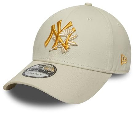 New Era New York Yankees Blumen 9Forty Cap Beige - One-Size