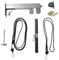 Weight Pulley System - Wall-Mounted Weight Pulley System | Home Gym Cable Pulley System, Low Row Cable System With 220 Lb Bearing Load, Fitness Equipment With 360-Degree Rotating Joint