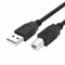 2 Piezas Cable USB B MIDI Para Instrumentos, Cable USB A a B Electrónicos Incluye 1 Cable de 5 Metros y 1 de 1.5 Metros Compatible con Piano Digital Teclado Interfaz de Audio Plug and Play