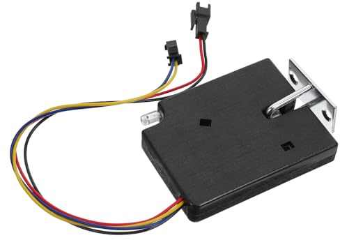 Warmhm Verrou Électromagnétique en Alliage de Titane Dc3v, Serrure Électrique pour Portes de Réfrigérateur, Mini-frigo et Congélateur, Système de Verrouillage Magnétique Silencieux