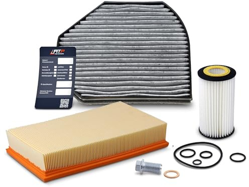 BESTPRICE ATP Inspektionspaket Set A mit 1x Ölfilter, 1x Innenraumfilter
